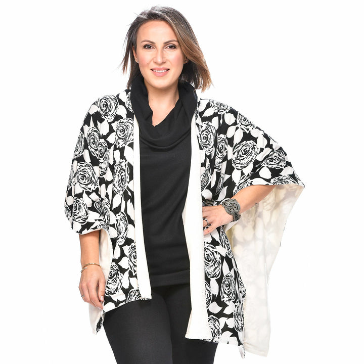 Reversible Wool Shawl