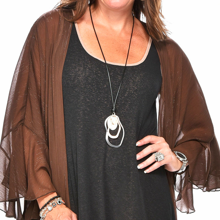 Ruffled Sleeve Kimono