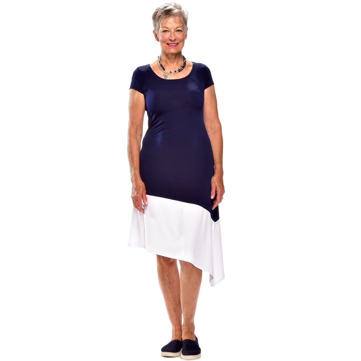 Asymmetrical Panel Dress