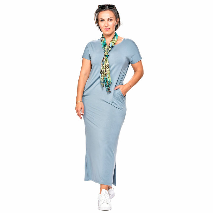 Bamboo Pocketed T-Shirt Dress