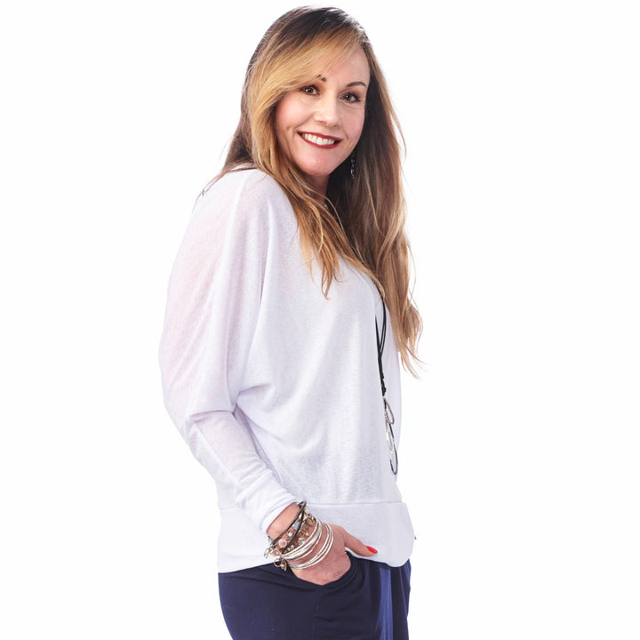 Gauze Dolman Top