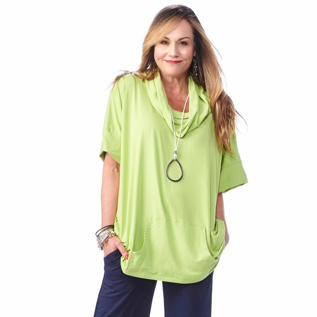 Bamboo Relaxed Cowl Shirt