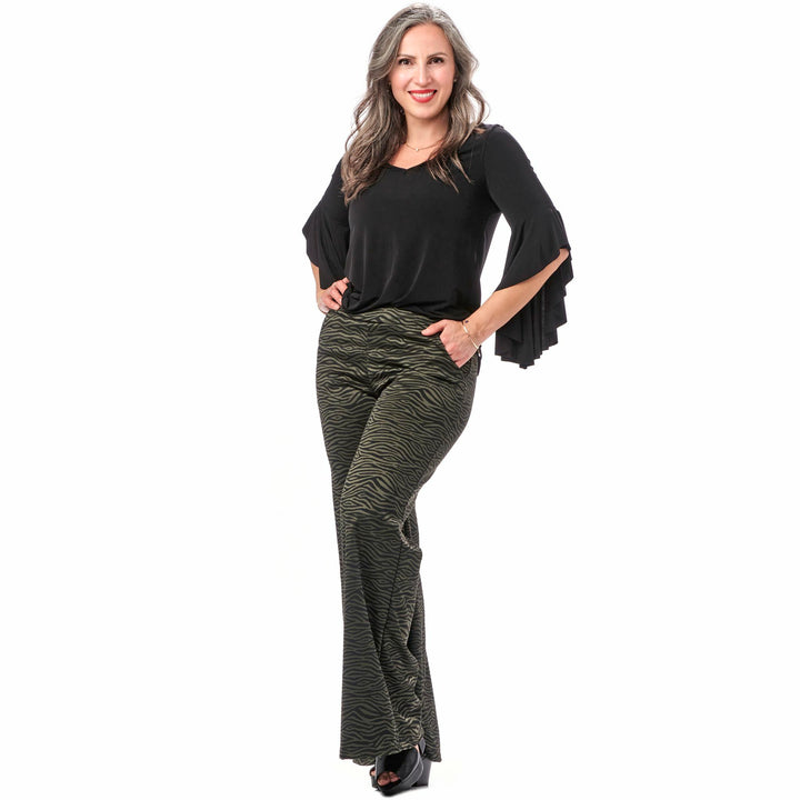 Jacquard Flare Pant