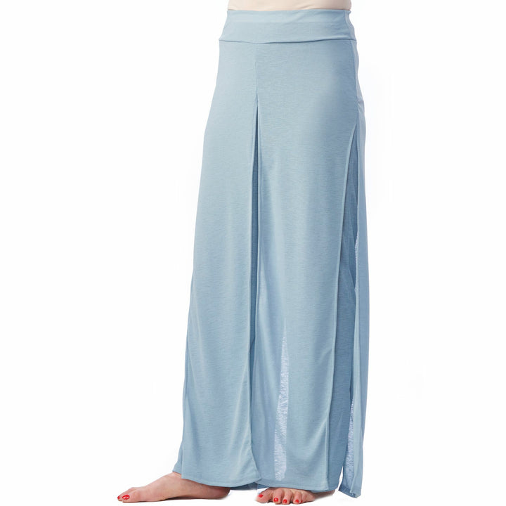 Gauze Layered Palazzo Pant