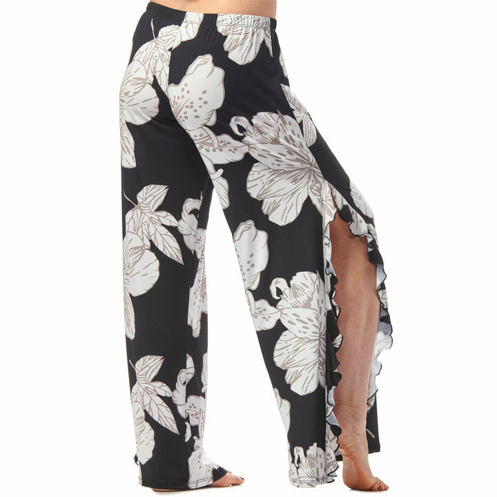 High Slit Ruffled Pant