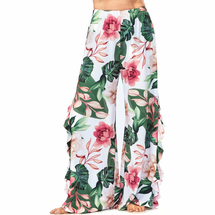 High Slit Ruffled Pant