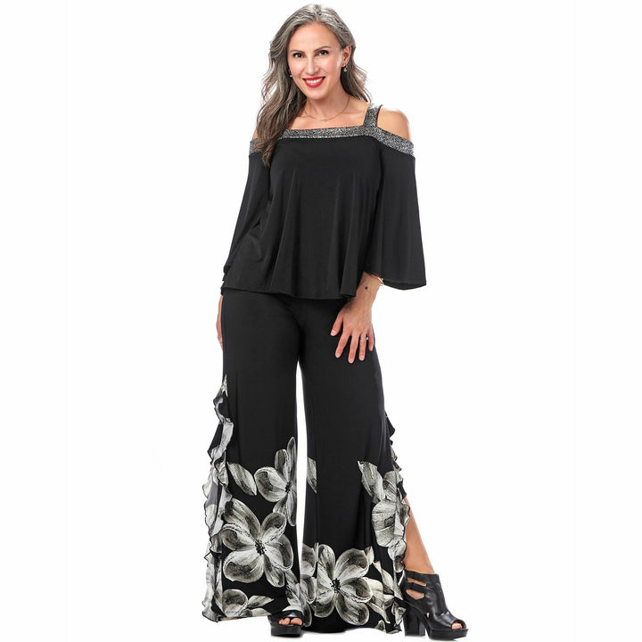 High Slit Ruffled Pant