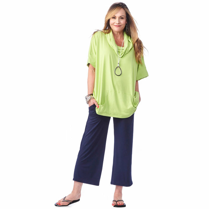 Bamboo Pocketed Crop Pant