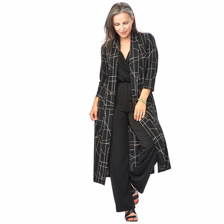 V-Neck Pocketed Jumpsuit