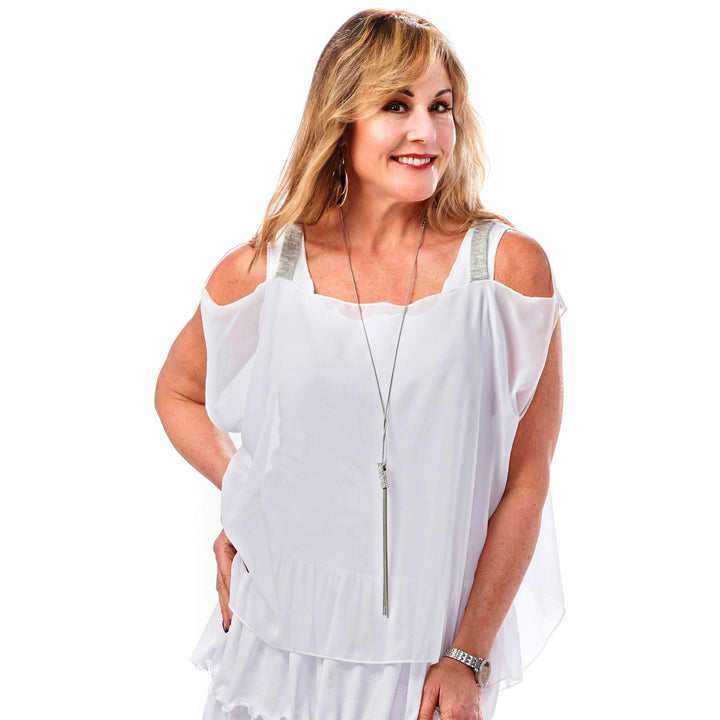 Chiffon Evening Overlay