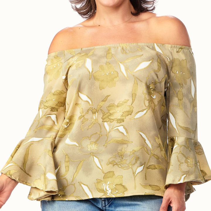 Bell Sleeve Peasant Top