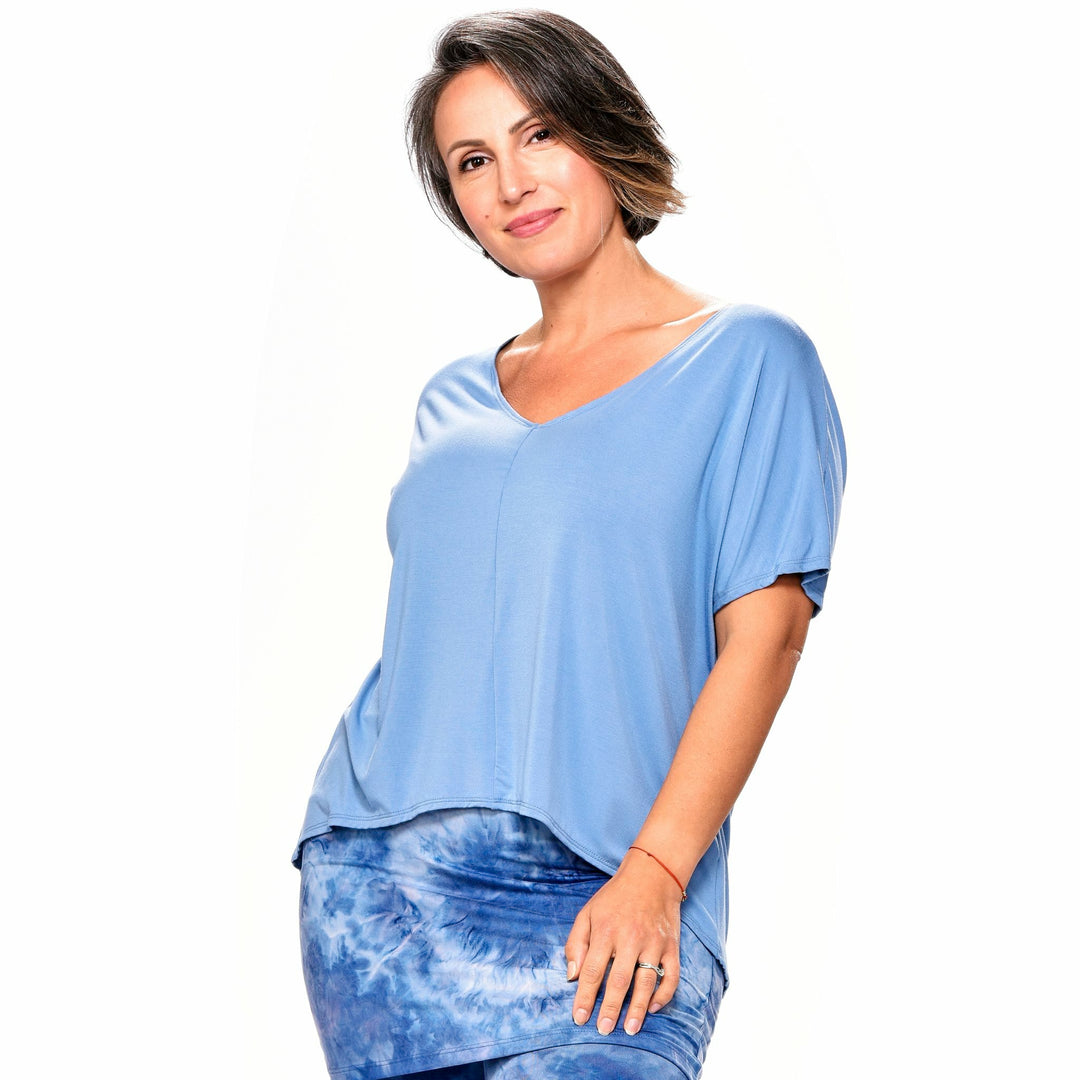 Bamboo V-Neck Casual Top
