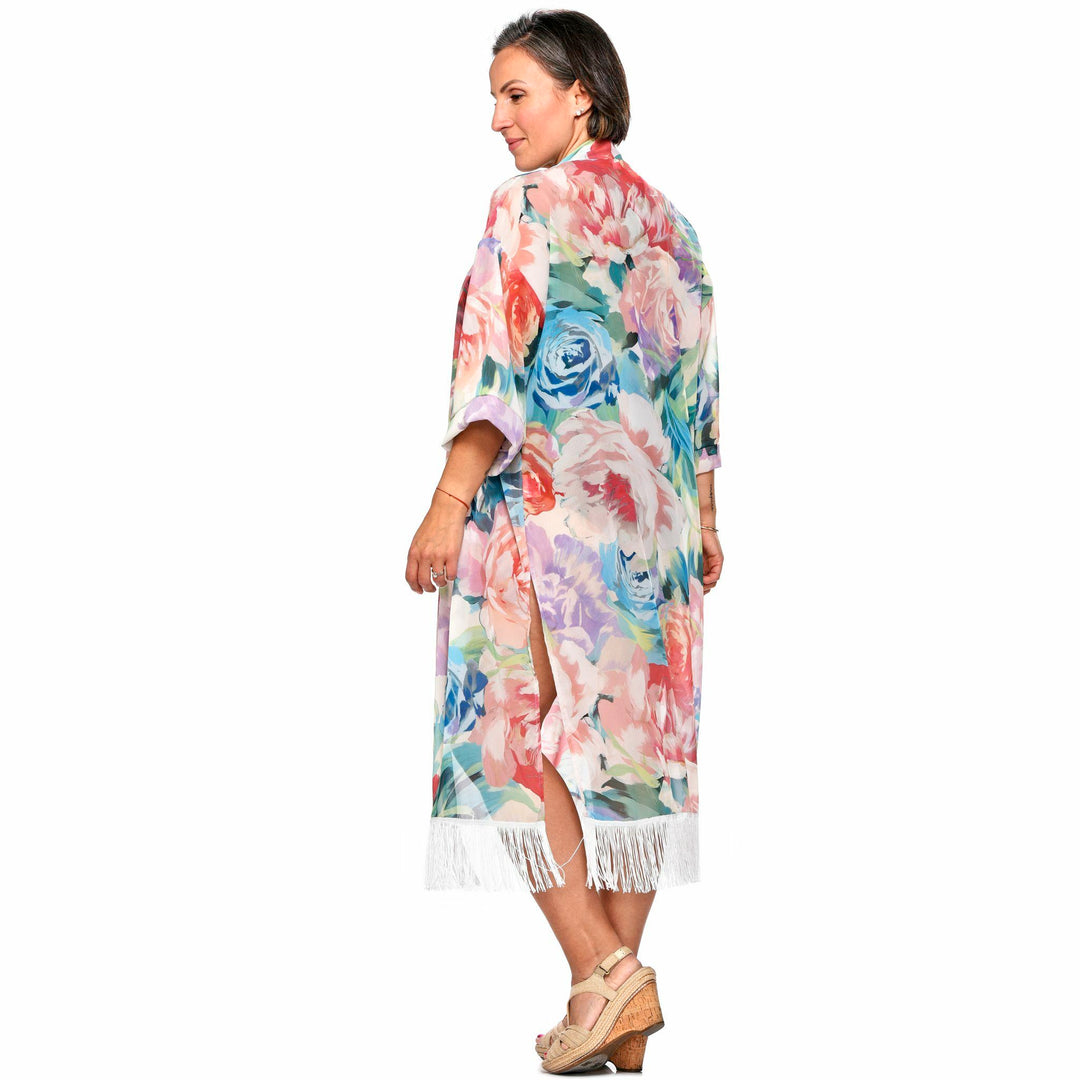 Fringed Kimono