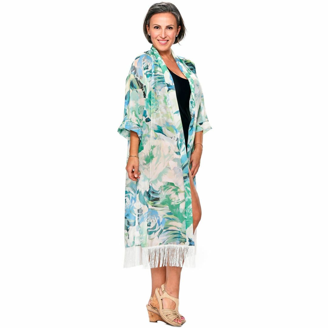 Fringed Kimono