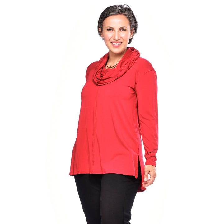 Bamboo Cowl Collar Top