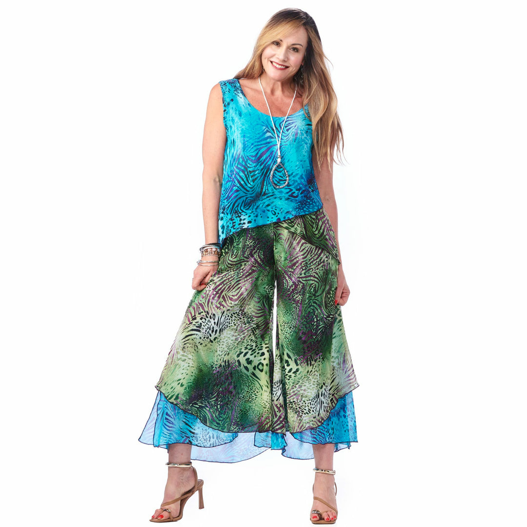 Chiffon Reversible Tank Top