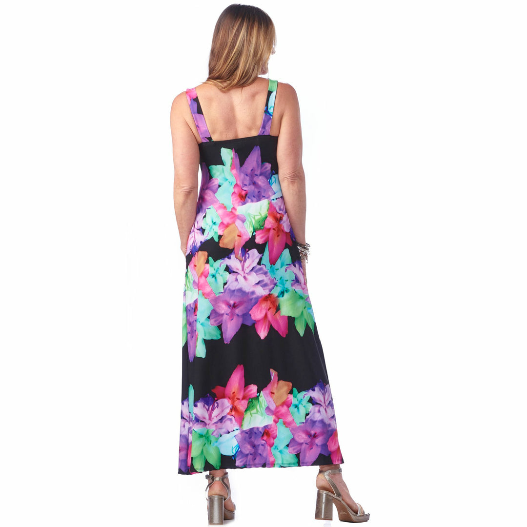 Pocketed Maxi Empire Dress