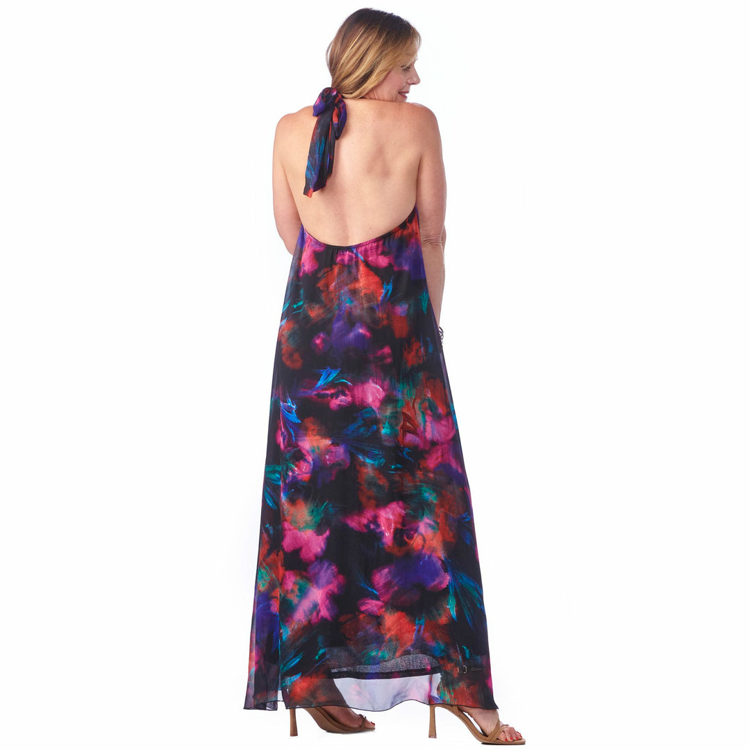 Chiffon Halter  Dress