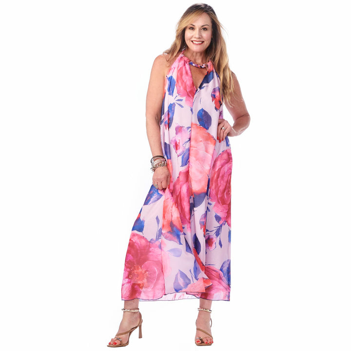 Chiffon Halter  Dress